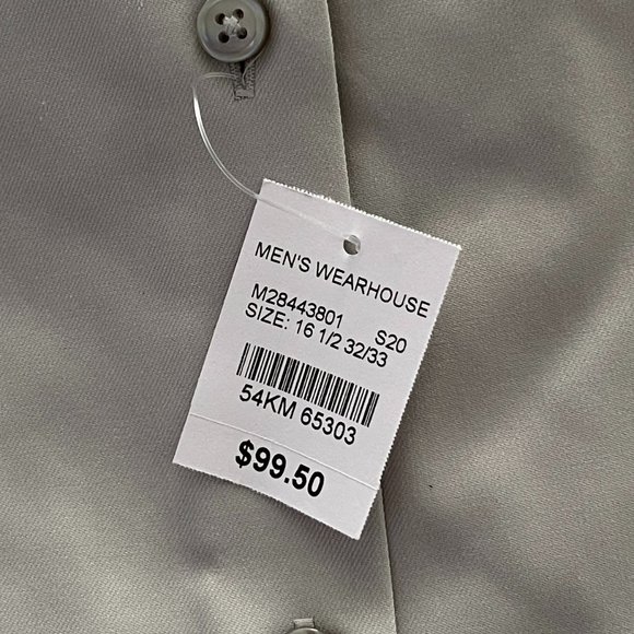 Calvin Klein Infinite Non Iron Slim Fit Stretch Collar Dress Shirt - Picture 7 of 9